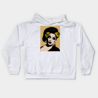 Bianca del Rio style pop art Kids Hoodie